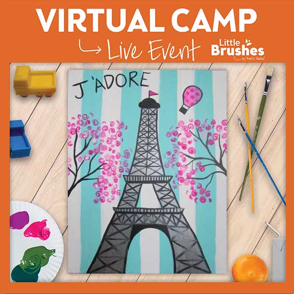 Live Virtual Painting Camp! 6 Years Or Older.